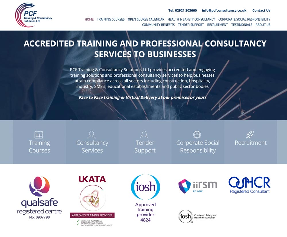 PCF Training and Consultancy in Caerphilly