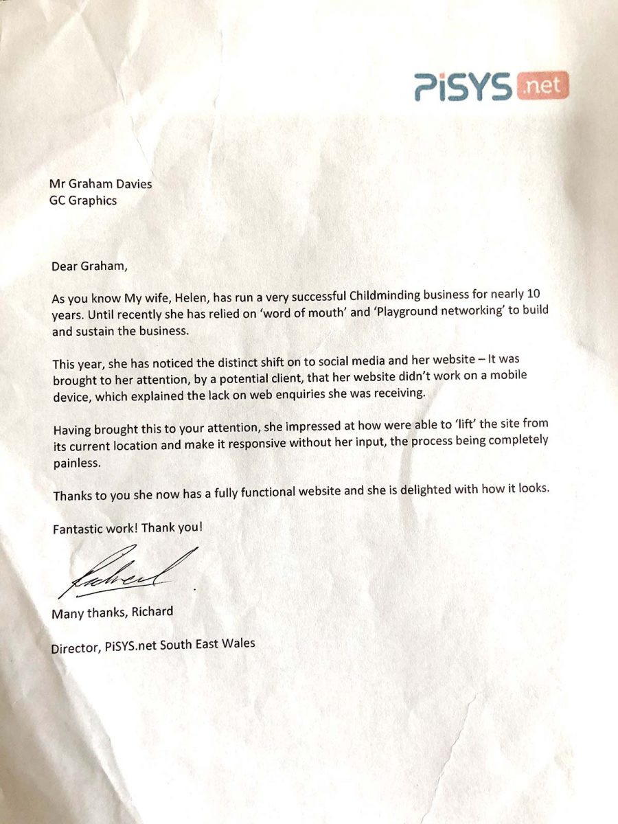 pisys.net testimonial