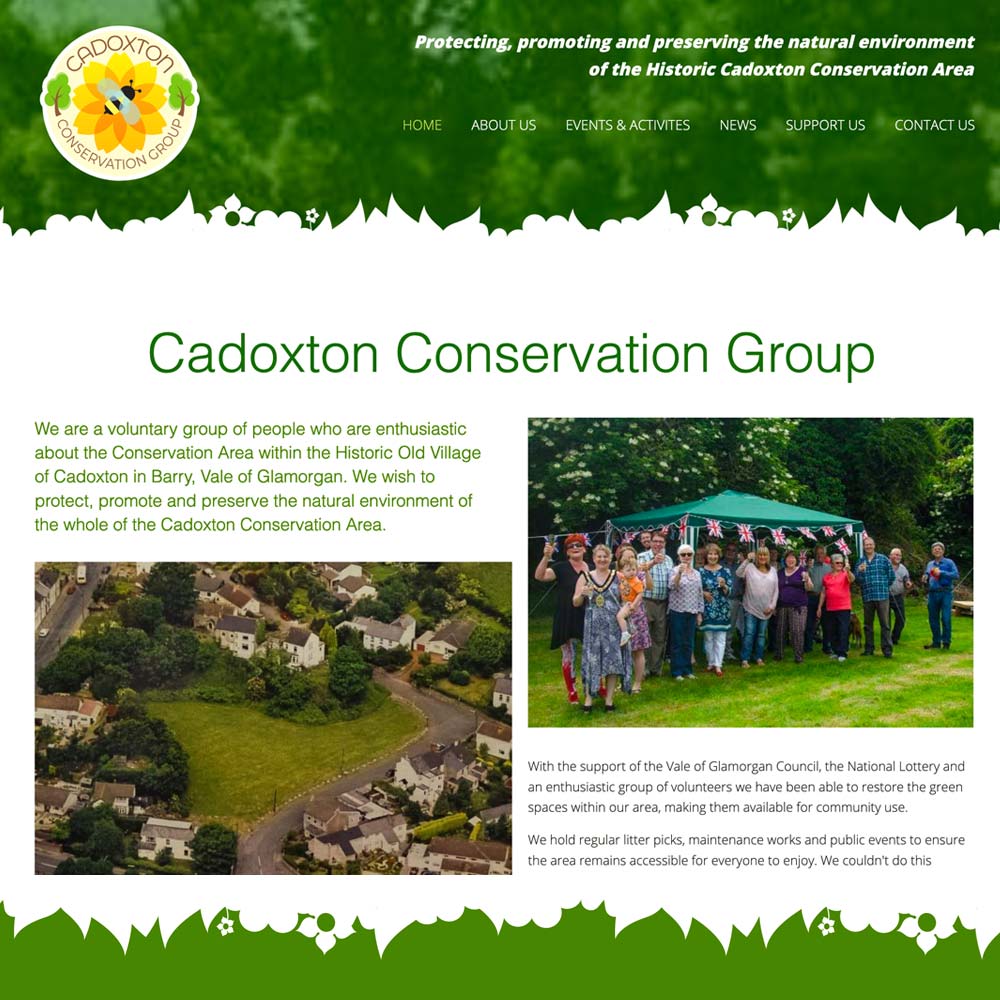 Cadoxton Conservation Group website